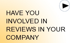 HAVE YOU INVOLVED IN REVIEWS IN YOUR COMPANY